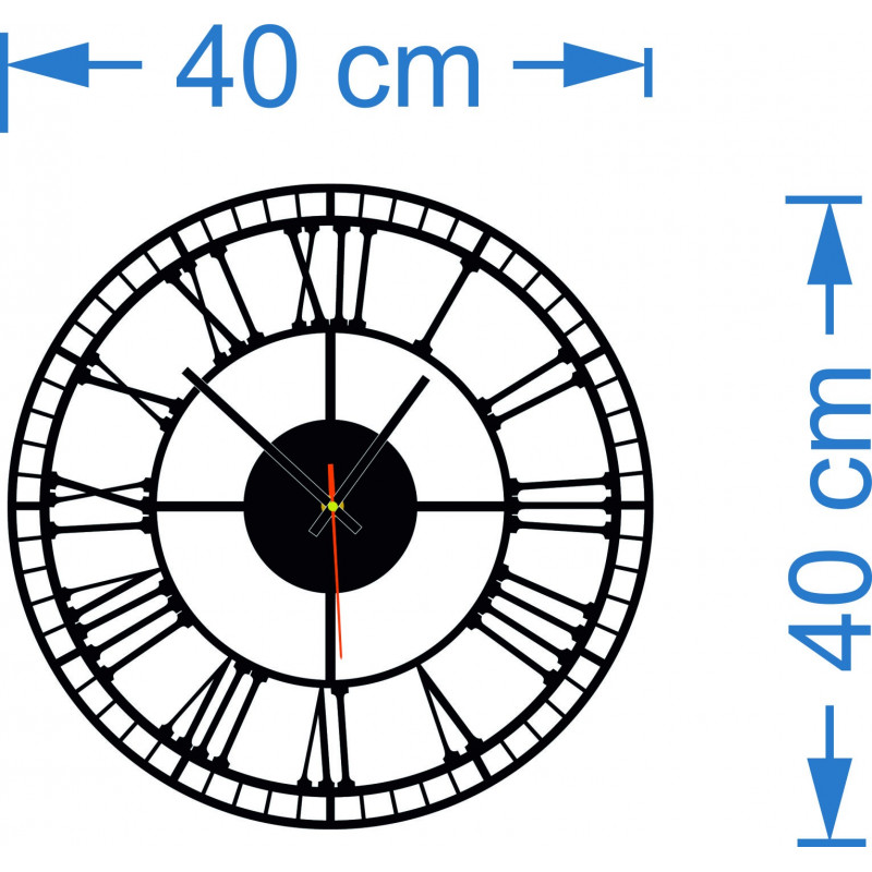 Wymiary drewnianego zegara ściennego, zabytkowy zegar ścienny, dekoracja retro