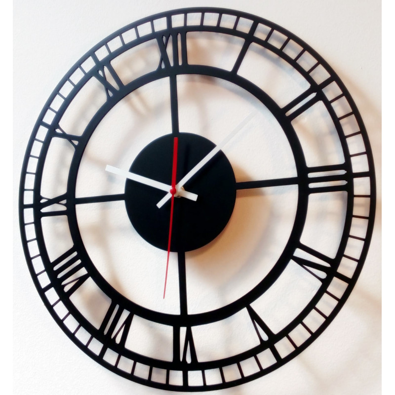 Projekt zegar ścienny do salonu, kuchni, przedszkola. Zegar na ścianie jako dar.