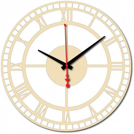 Projekt zegar ścienny do salonu, kuchni, przedszkola. Zegar na ścianie jako dar.