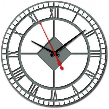 Nowoczesny zegar ścienny z tworzywa sztucznego. Produkcja własna, X-momo