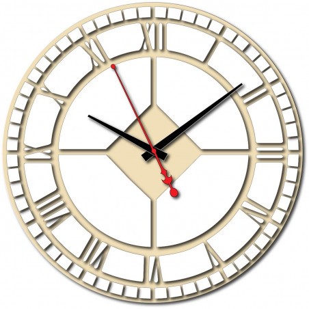 Nowoczesny zegar ścienny z tworzywa sztucznego. Produkcja własna, X-momo