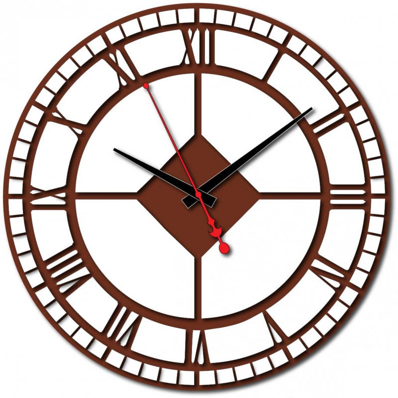 Nowoczesny zegar ścienny z tworzywa sztucznego. Produkcja własna, X-momo