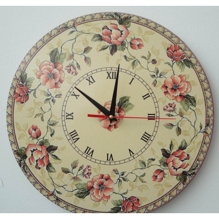 Nowoczesny zegar ścienny, zegar ścienny wykonany z drewna, sklejki