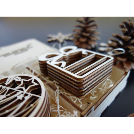 Dekoracje drewniane i plastikowe, ozdoby świąteczne, drewniane akcesoria vintage