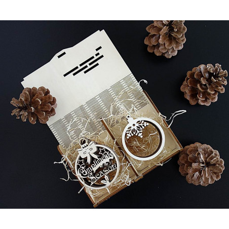 Wymiary ozdób, ozdób choinkowych, akcesoriów drewnianych, dekoracji drewnianych lub plastikowych