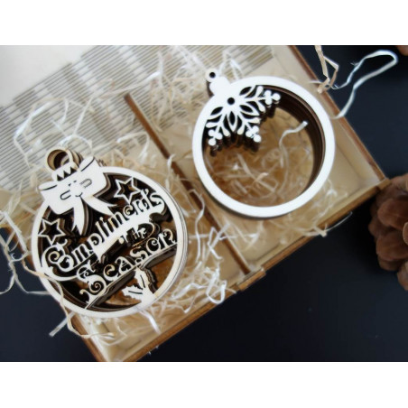 Wymiary ozdób, ozdób choinkowych, akcesoriów drewnianych, dekoracji drewnianych lub plastikowych