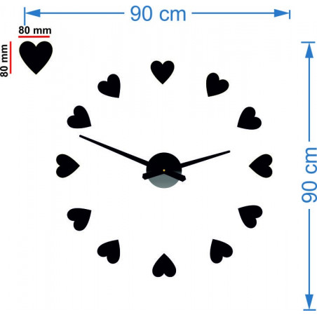 Wymiary zegarów ściennych, zegar ścienny projektu Wymiary zegarów ściennych, zegar ścienny projektu