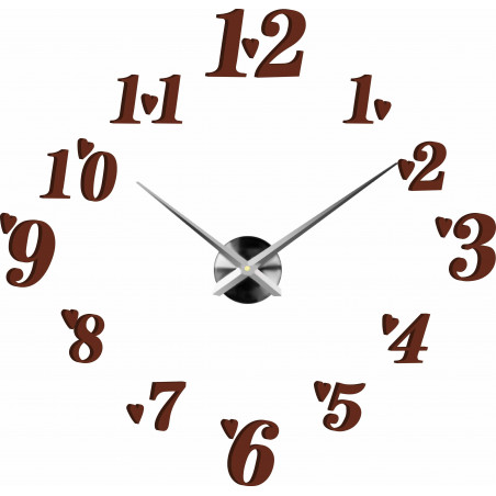 Samoprzylepny zegar ścienny, luksusowy zegar na stencie, zegar plastikowy Samoprzylepny zegar ścienny, luksusowy zegar na stencie, zegar plastikowy