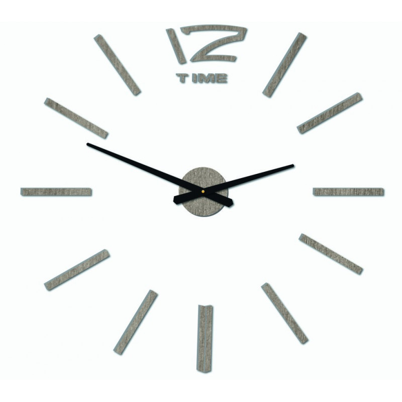 Nowoczesny zegar ścienny, zegar ścienny drewniany, sklejka