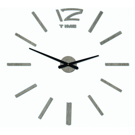 Nowoczesny zegar ścienny, zegar ścienny drewniany, sklejka