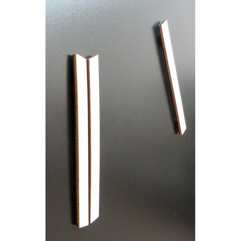 Nowoczesny zegar ścienny, zegar ścienny drewniany, sklejka