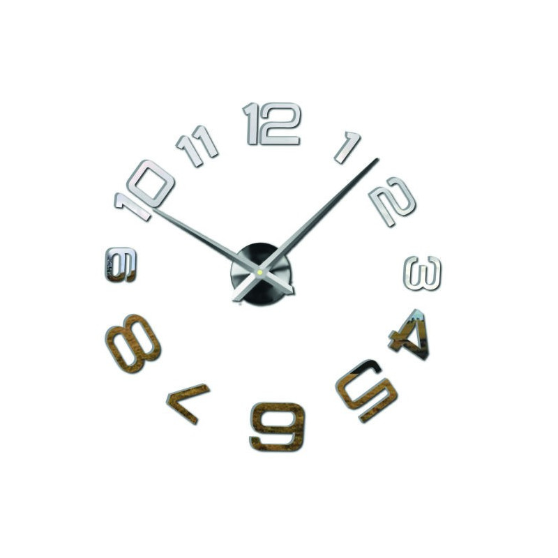 Zegar ścienny z tworzywa sztucznego - PELLO