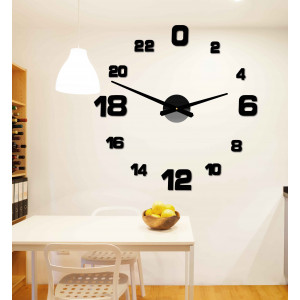 Modern Adhesive Wall Clocks 3d Clock