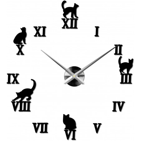 Samoprzylepny zegar ścienny, luksusowy zegar na stencie, zegar plastikowy Samoprzylepny zegar ścienny, luksusowy zegar na stencie, zegar plastikowy