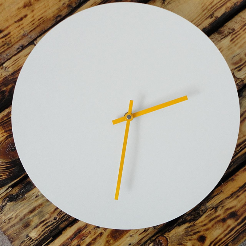 Zegar ścienny KOLOROWY HDF Oliwkowy