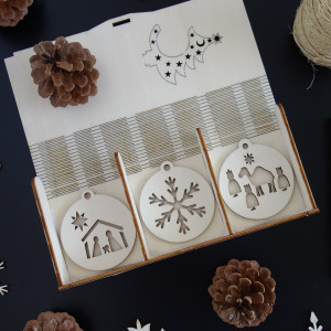 Zestaw ozdób choinkowych, które zadowolą 1 zestaw 18 sztuk 2