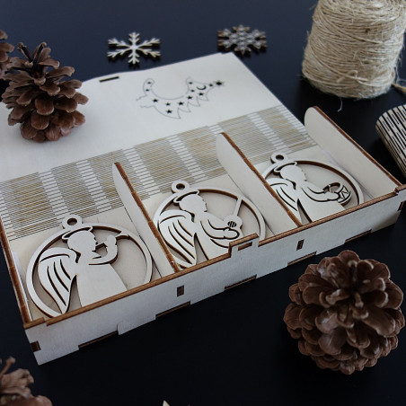 Ozdoby na choinkę, 1 zestaw-18 sztuk