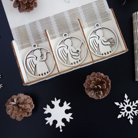 Ozdoby na choinkę, 1 zestaw-18 sztuk