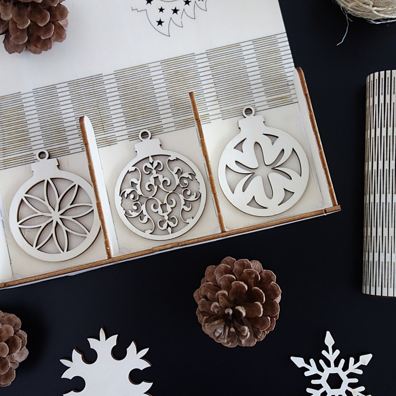 Zestaw świątecznych ozdób na Boże Narodzenie, 1 zestaw 18 sztuk