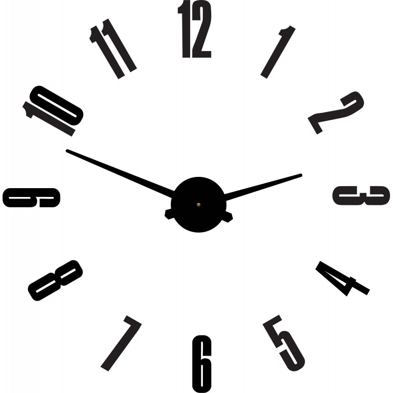 Nowoczesny zegar ścienny ARABSKI PLEXI