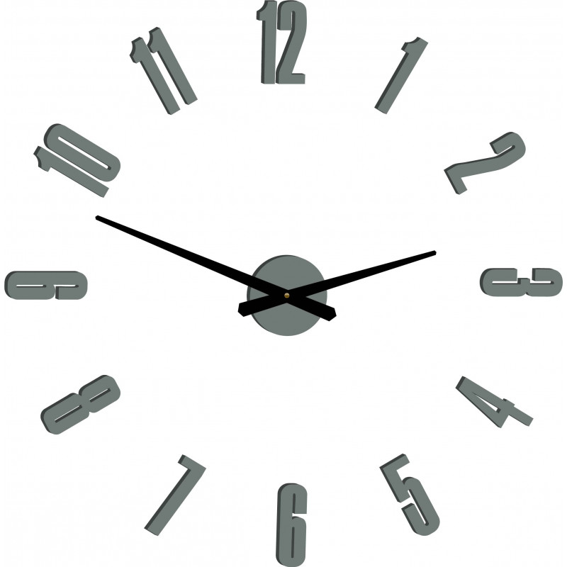 Nowoczesny zegar ścienny ARABSKI PLEXI