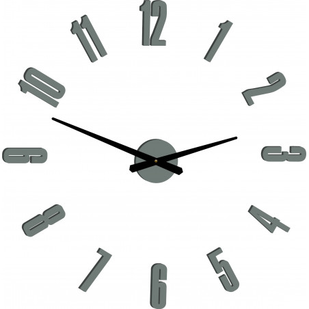 Nowoczesny zegar ścienny ARABSKI PLEXI