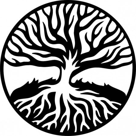 Nowoczesny obraz ze sklejki drewnianej ROOTS Nowoczesny obraz ze sklejki drewnianej ROOTS