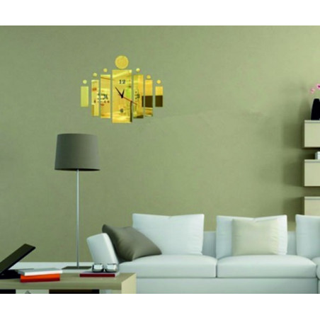 Samoprzylepny zegar ścienny HOJOKER DIY jako prezent