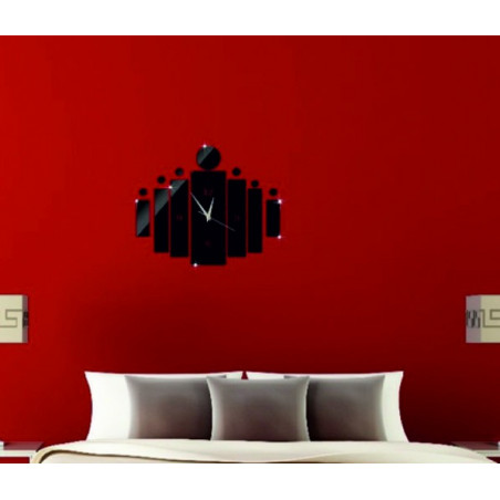 Samoprzylepny zegar ścienny HOJOKER DIY jako prezent