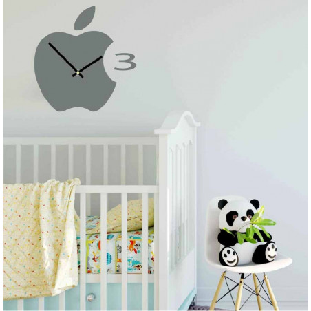 Zegar ścienny plastikowy w kuchni APPLE, 35x35 cm Zegar ścienny plastikowy w kuchni APPLE, 35x35 cm