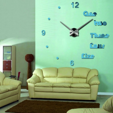 Nowoczesny zegar ścienny 3D DRIWAL DIY Nowoczesny zegar ścienny 3D DRIWAL DIY