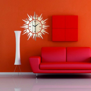 Zegar ścienny Promienie słoneczne, 30x30 cm