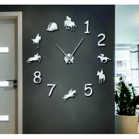 Zegar ścienny Rodeo Horse Rider 3D DIY HOME Zegar ścienny Rodeo Horse Rider 3D DIY HOME
