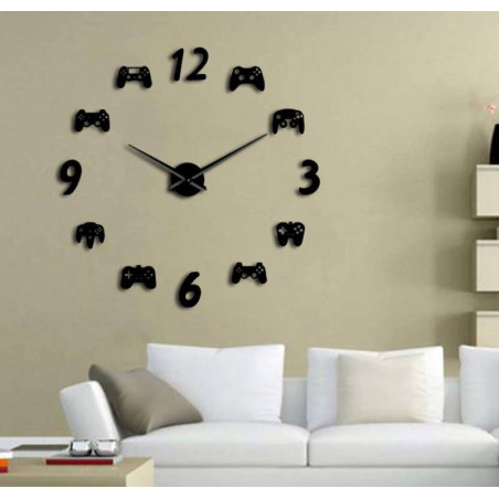 Zegar ścienny do gier wideo 3D DIY XXL