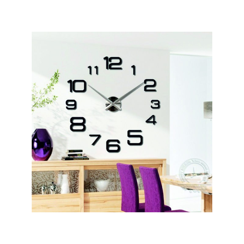 Duży zegar ścienny DIY KULFOLD