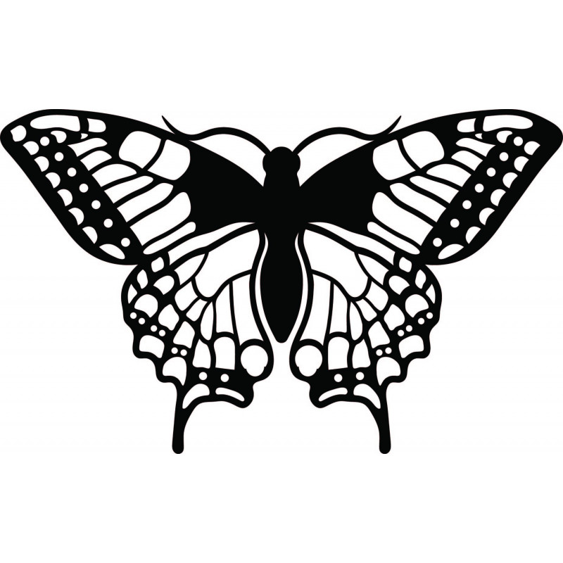 Nocny motyl wyrzeźbiony ze sklejki drewnianej L 420X 257 mm LEOPARTID