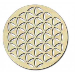 Mandala Wellbeing Drewniany obraz ścienny ze sklejki YISUIYU 2