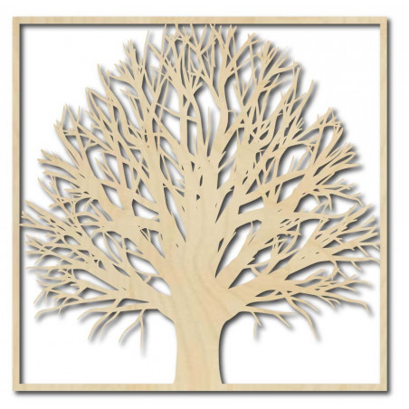 Drewniany obraz ściany drzewa z drzewa sklejki GEMER Drewniany obraz ściany drzewa z drzewa sklejki GEMER