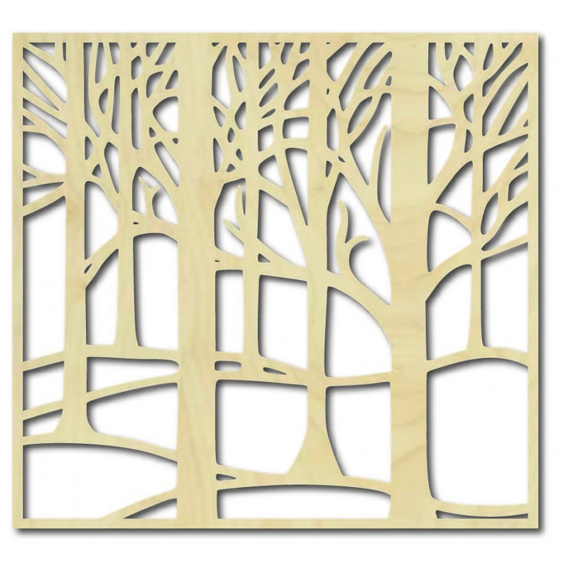 Obraz ścienny wyrzeźbiony ze sklejki drewnianej Topoľ Lube