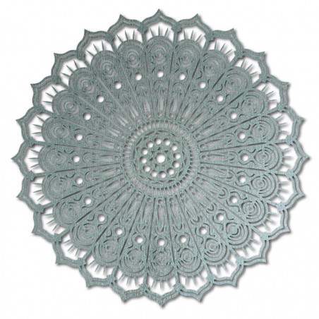 Mandala kwiat pokoju, obraz ścienny z drewna ze sklejki SILVIA