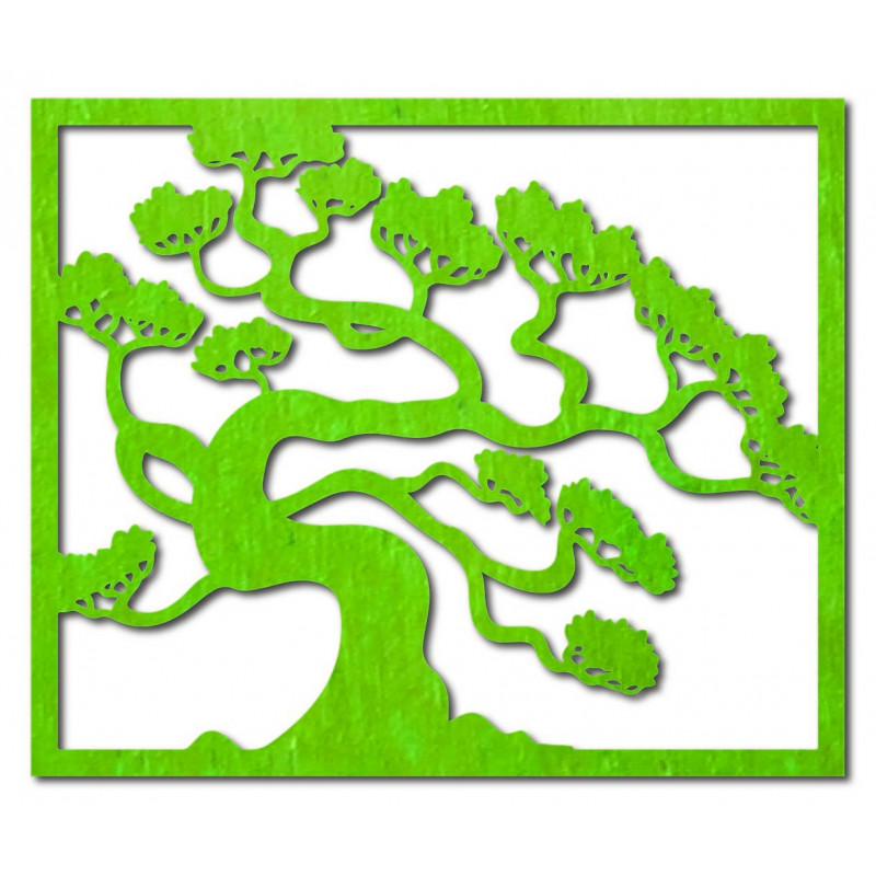 Drewniany obraz na ścianie sklejki drewnianej bonsai DRAZSKA