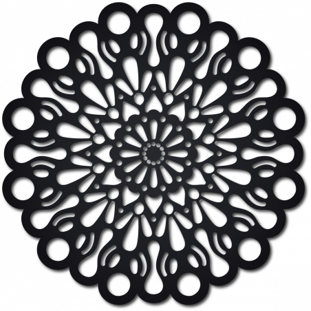 STYLESA Drewniany obraz ścienny wykonany ze sklejki ORFEA PR0224 czarny STYLESA Drewniany obraz ścienny wykonany ze sklejki ORFEA PR0224 czarny