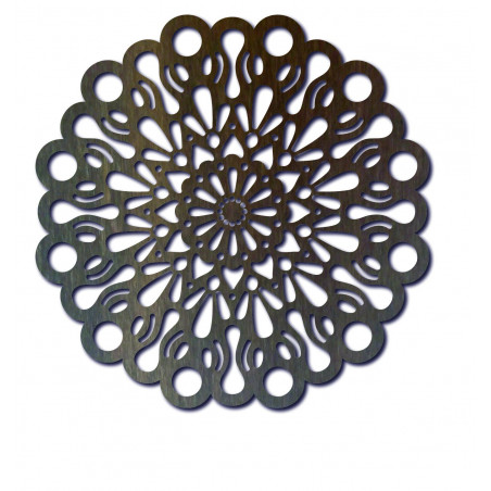 STYLESA Drewniany obraz ścienny wykonany ze sklejki ORFEA PR0224 czarny STYLESA Drewniany obraz ścienny wykonany ze sklejki ORFEA PR0224 czarny