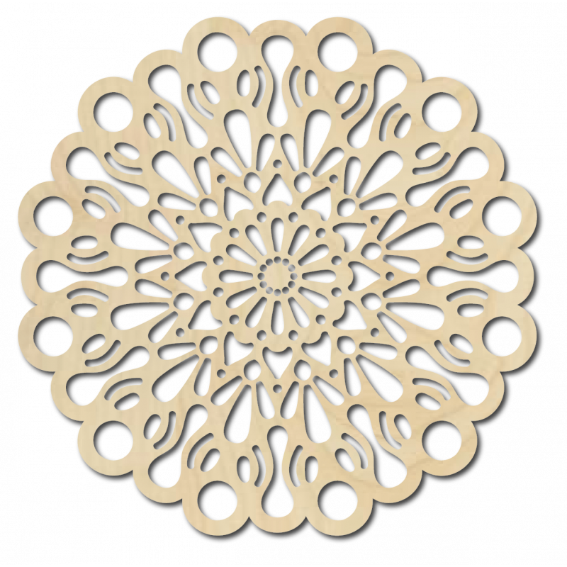 STYLESA Drewniany obraz ścienny wykonany ze sklejki ORFEA PR0224 czarny