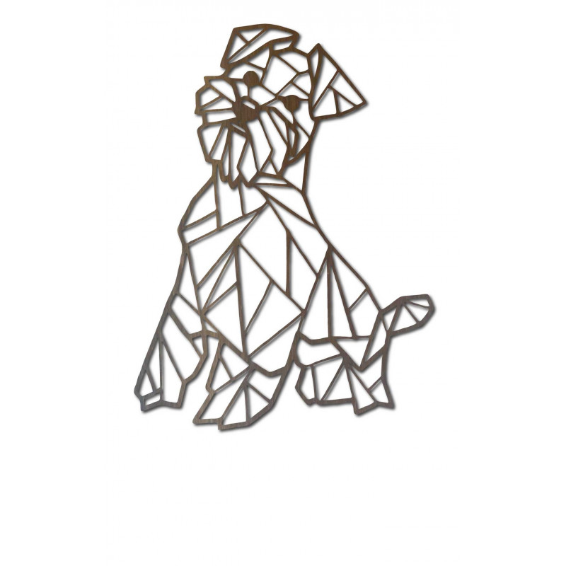 STYLESA Drewniane zdjęcie na ścianie HAFINKO PR0228 czarny