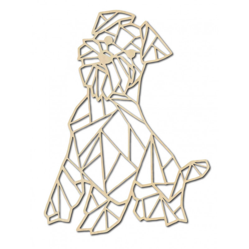 STYLESA Drewniane zdjęcie na ścianie HAFINKO PR0228 czarny