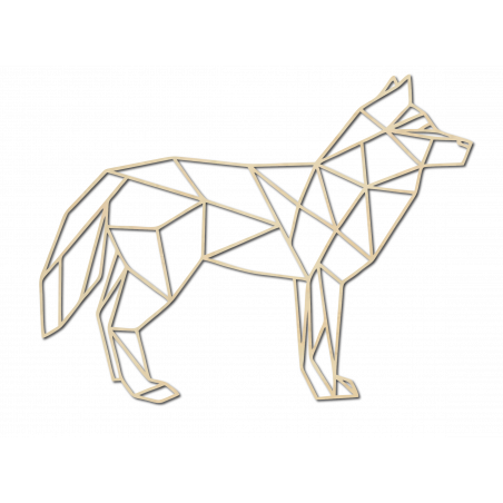 STYLESA rzeźbiona sklejka obraz ścienny wilk PR0231 czarny STYLESA rzeźbiona sklejka obraz ścienny wilk PR0231 czarny