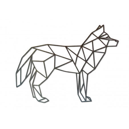 STYLESA rzeźbiona sklejka obraz ścienny wilk PR0231 czarny STYLESA rzeźbiona sklejka obraz ścienny wilk PR0231 czarny