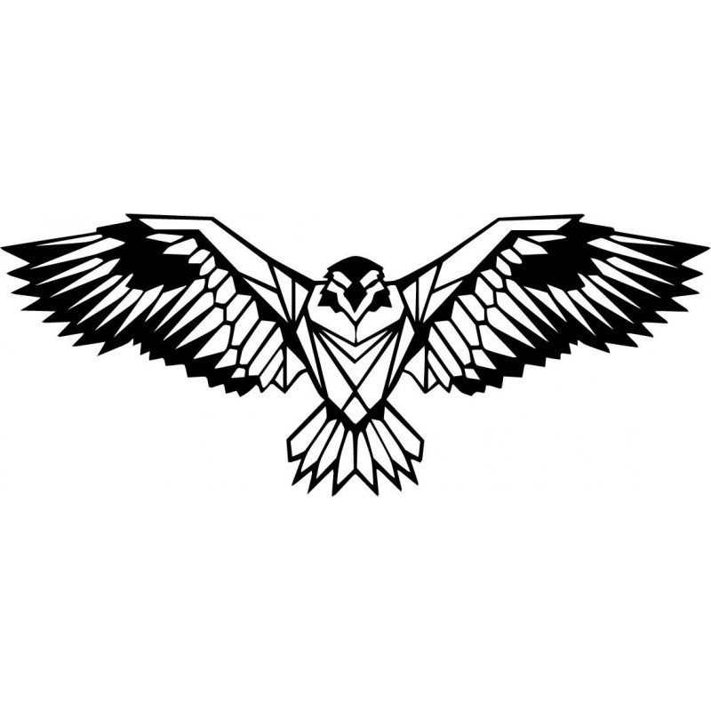 SENTOP rzeźbiony drewniany wizerunek orła PR0233 czarny