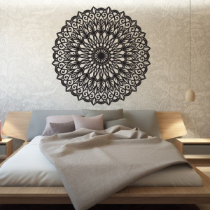 Drewniana mandala na ścianę - elegancka dekoracja do domu